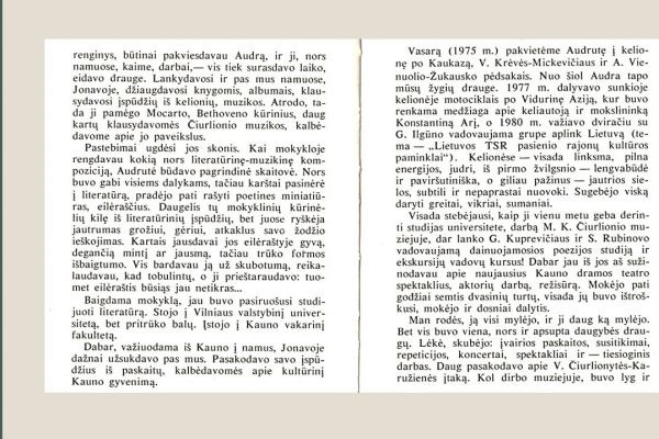 Kulvos krašto poetės Audros Stasiukonytės biografija